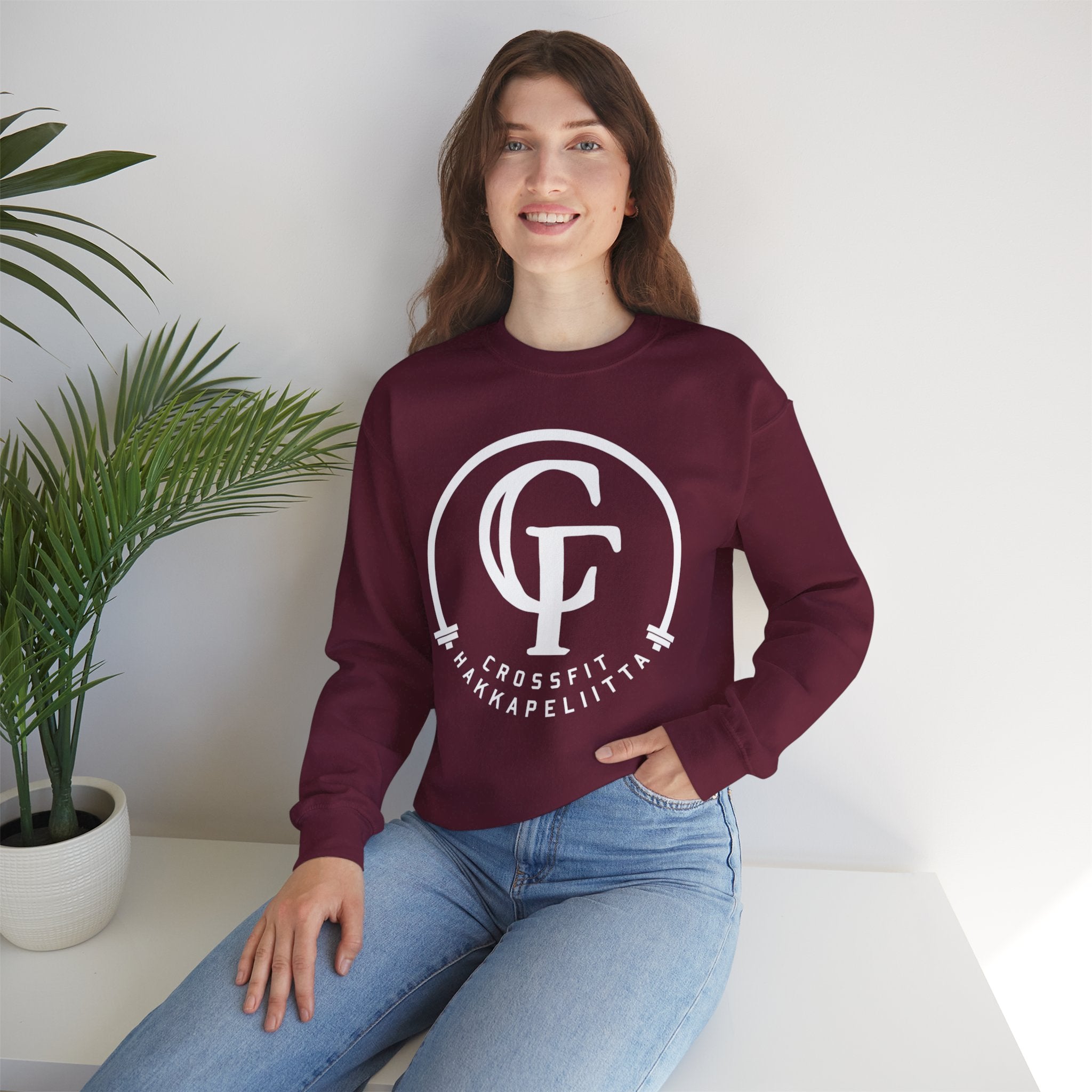 Classic Logo Unisex Pull-Over Crew Neck Heavy Blend Sweatshirt (10 colors, 5 sizes)