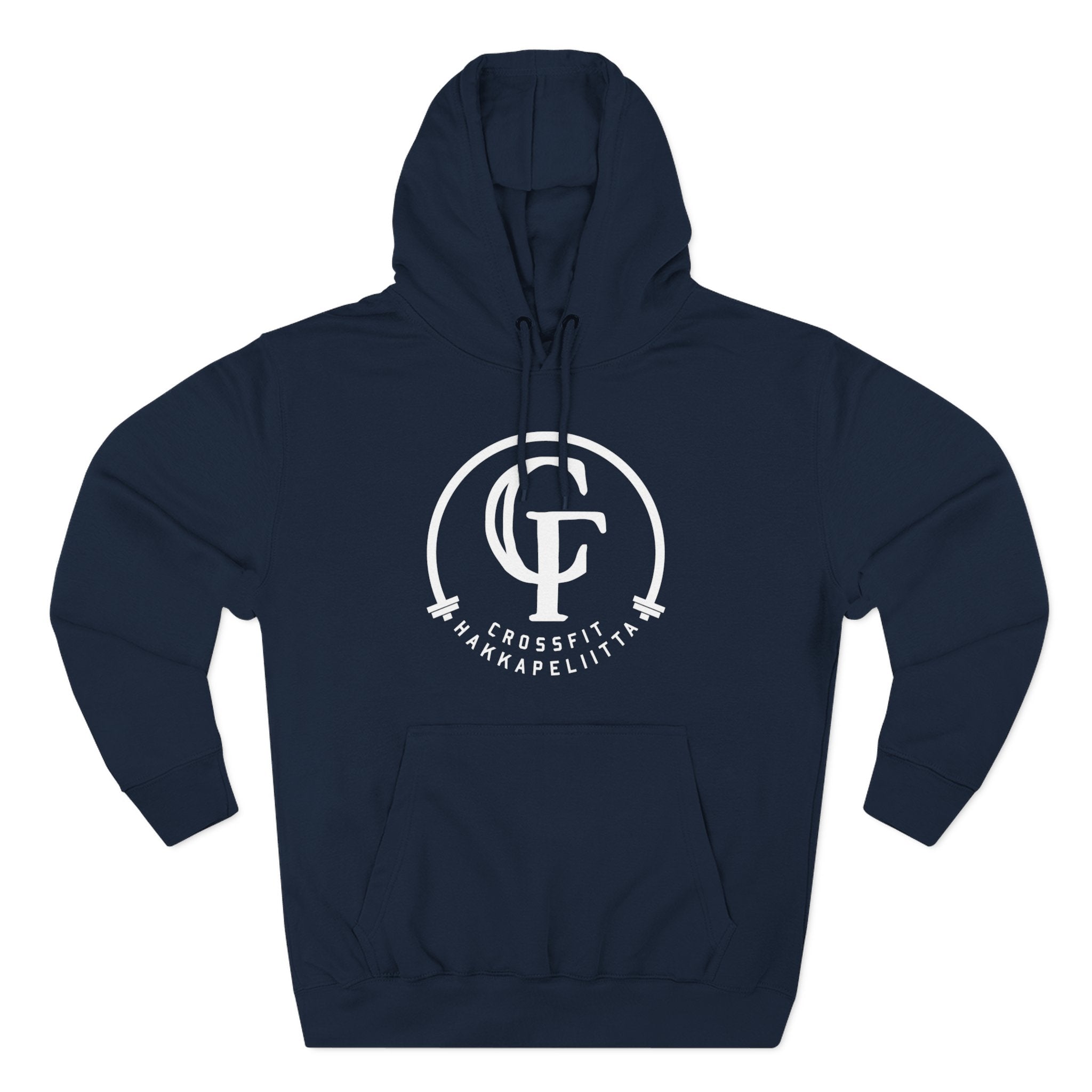 Classic Logo Three-Panel Fleece Hoodie (15 colors, 7 sizes)