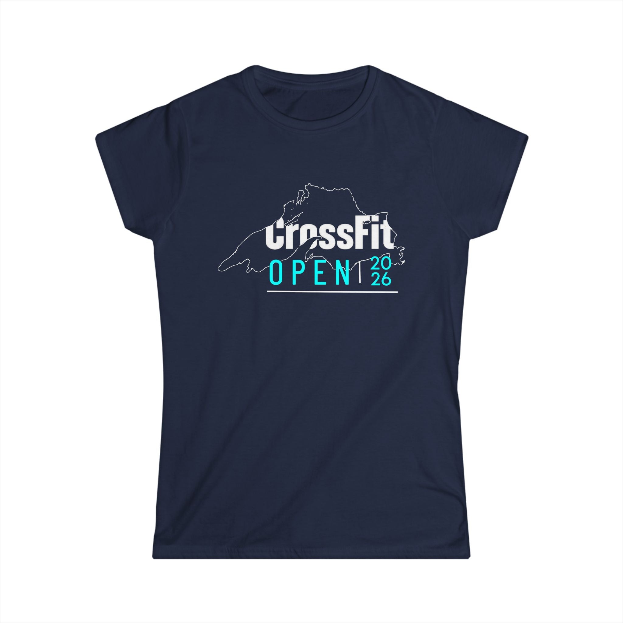 CrossFit Open Superior Logo Women's Softstyle Tee (8 colors, 5 sizes)