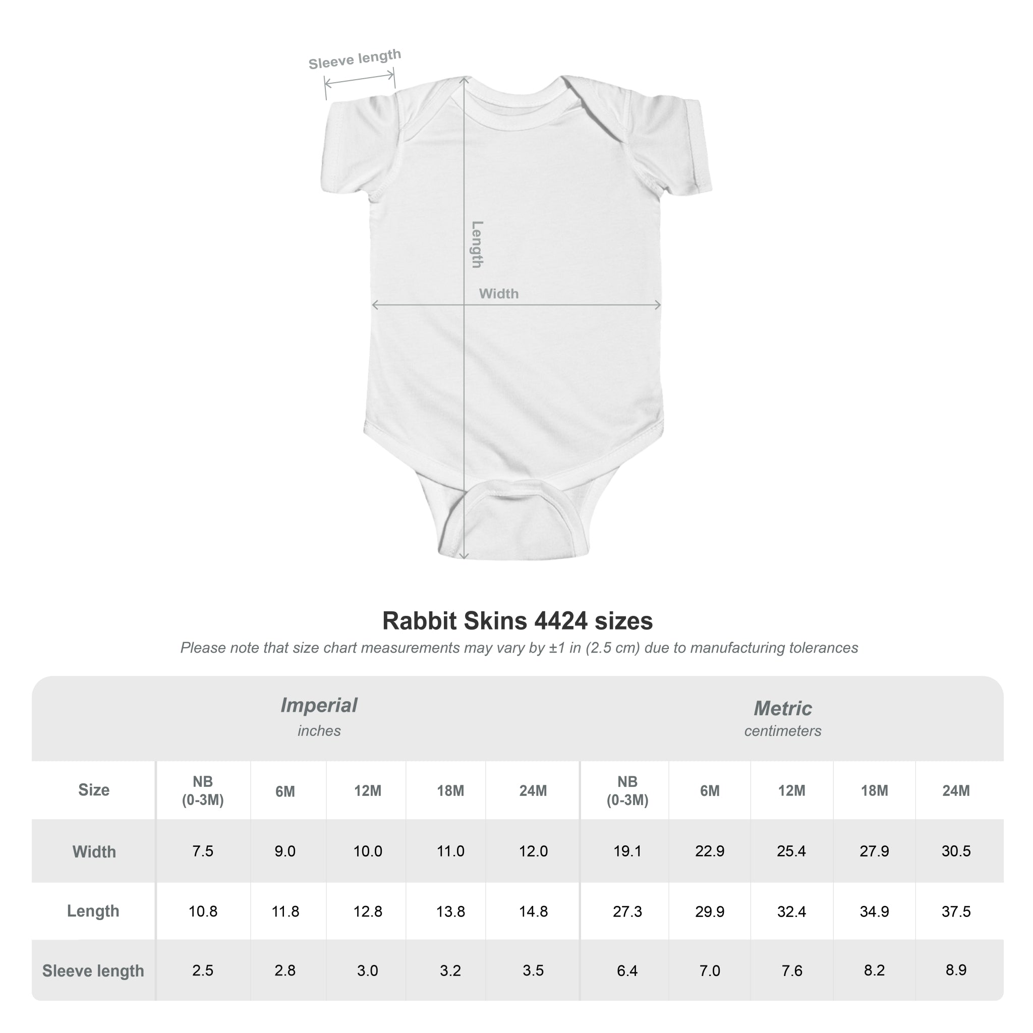 Classic Logo Infant Onesie (12 colors, 5 sizes)