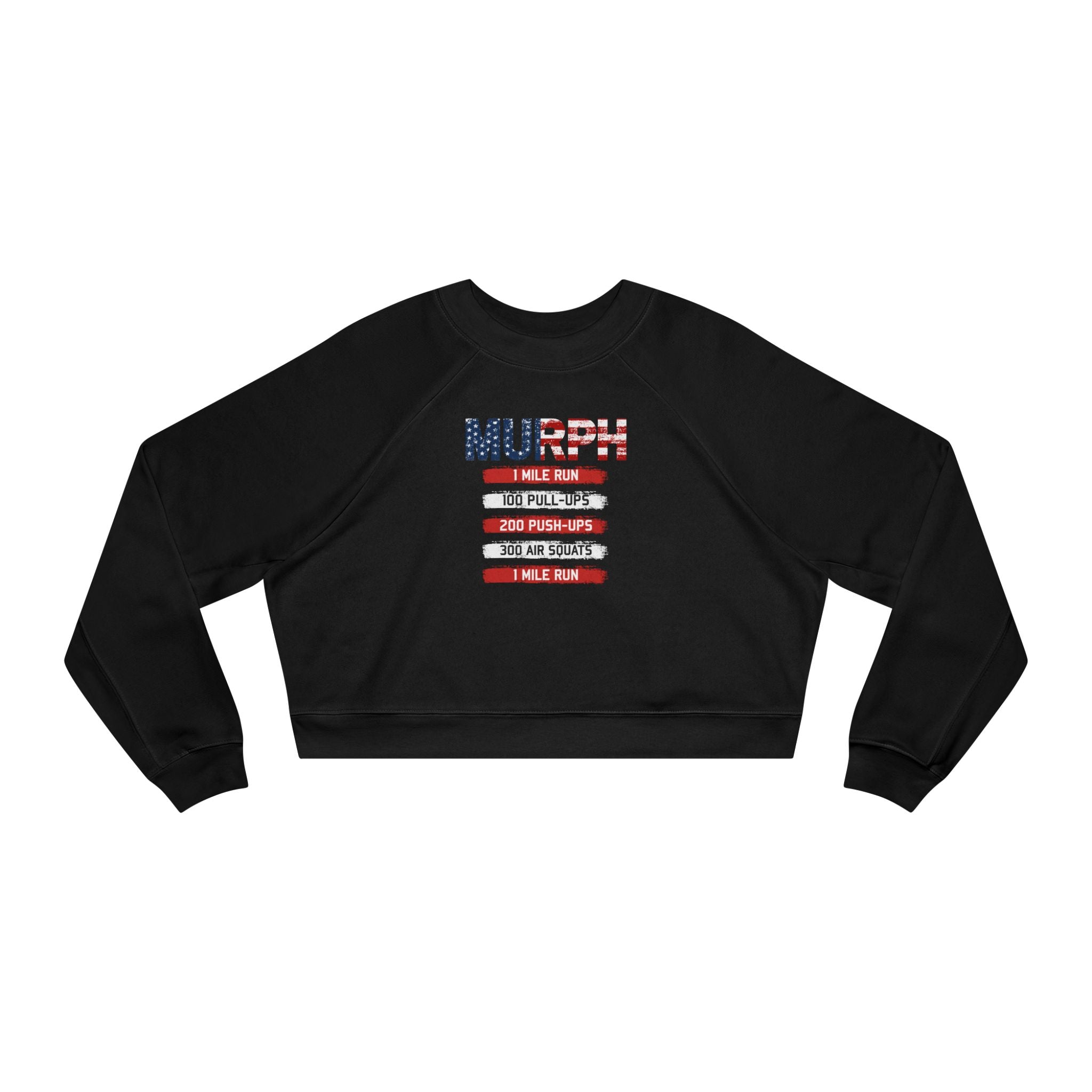 Murph Women's Bella + Canvas Cropped Sweatshirt (5 colors, 5 sizes)