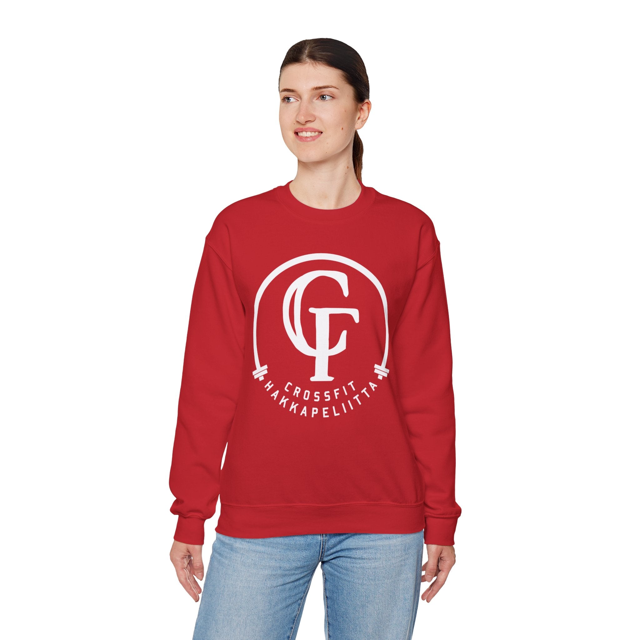 Classic Logo Unisex Pull-Over Crew Neck Heavy Blend Sweatshirt (10 colors, 5 sizes)