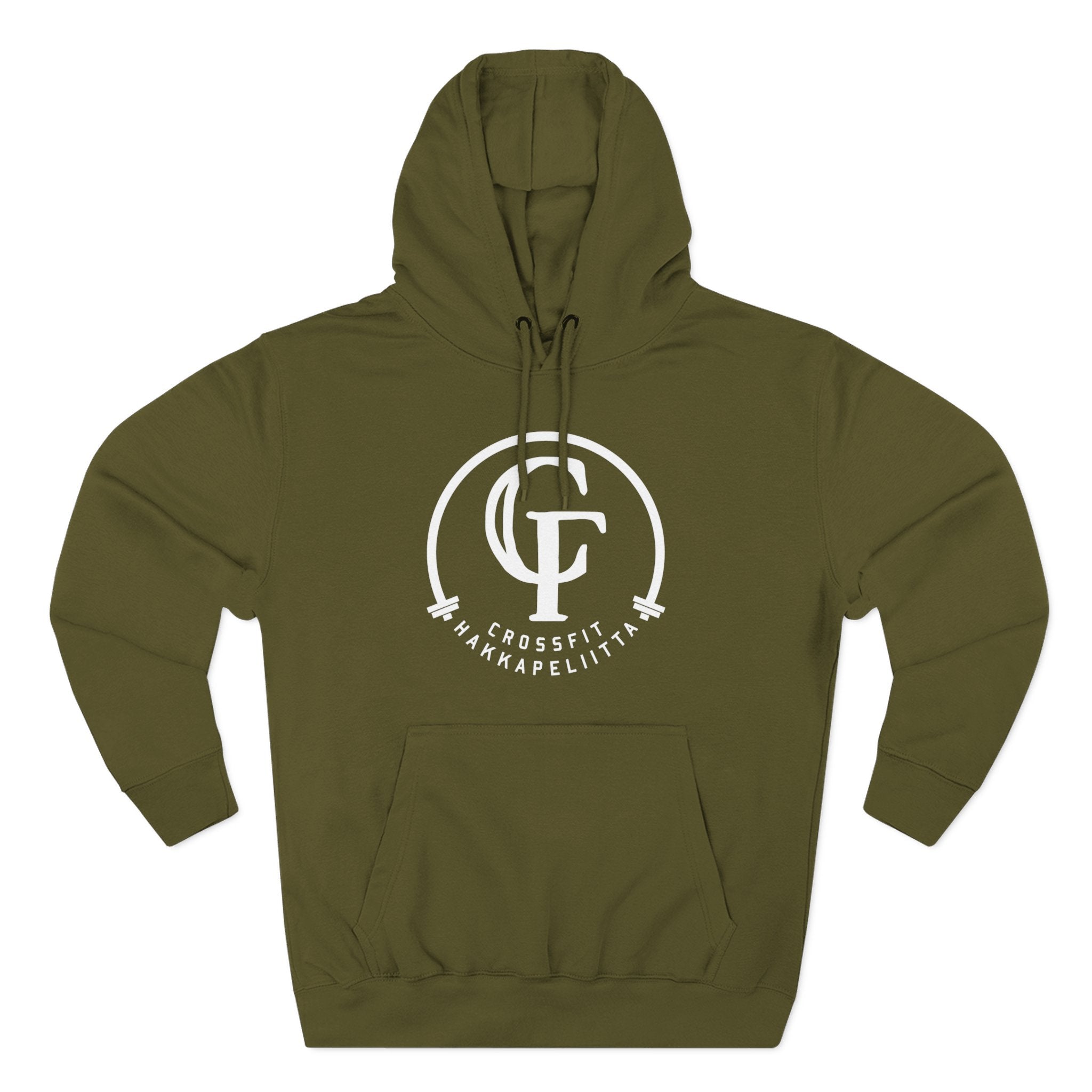 Classic Logo Three-Panel Fleece Hoodie (15 colors, 7 sizes)