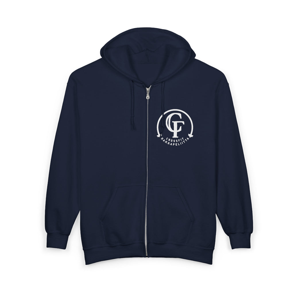Classic Logo Stylish Unisex Zip-Up Hoodie (4 colors, 5 sizes)