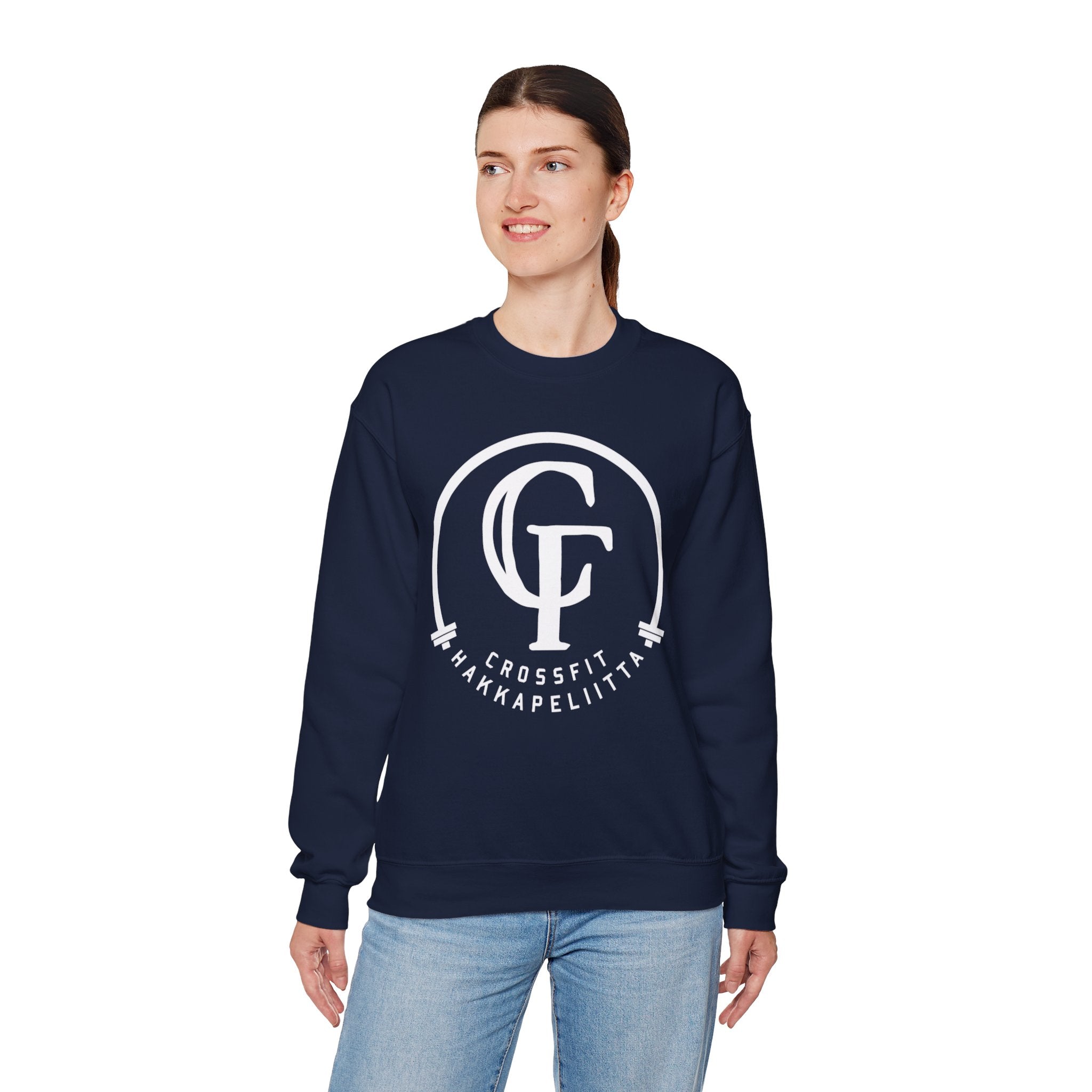 Classic Logo Unisex Pull-Over Crew Neck Heavy Blend Sweatshirt (10 colors, 5 sizes)