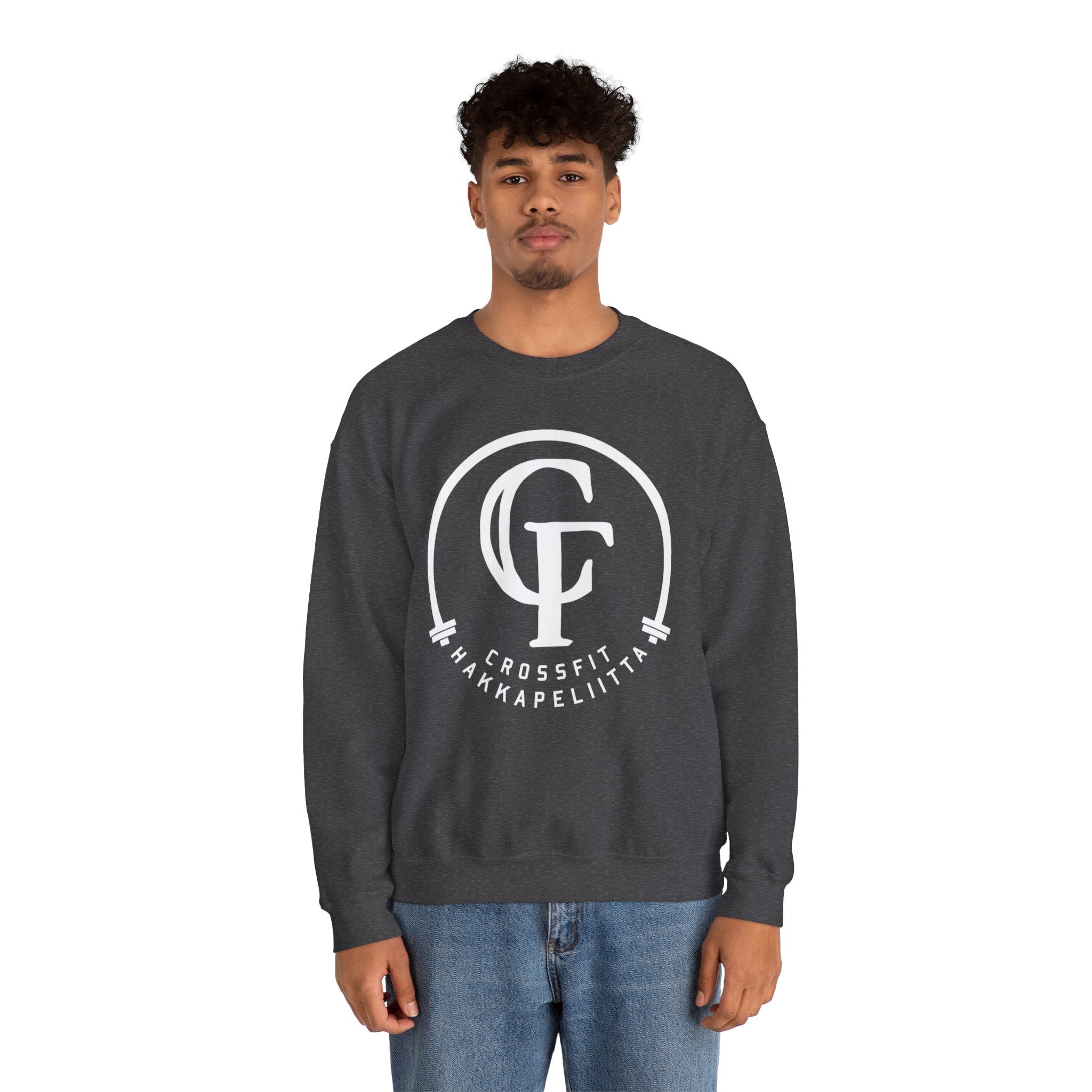 Classic Logo Unisex Pull-Over Crew Neck Heavy Blend Sweatshirt (10 colors, 5 sizes)