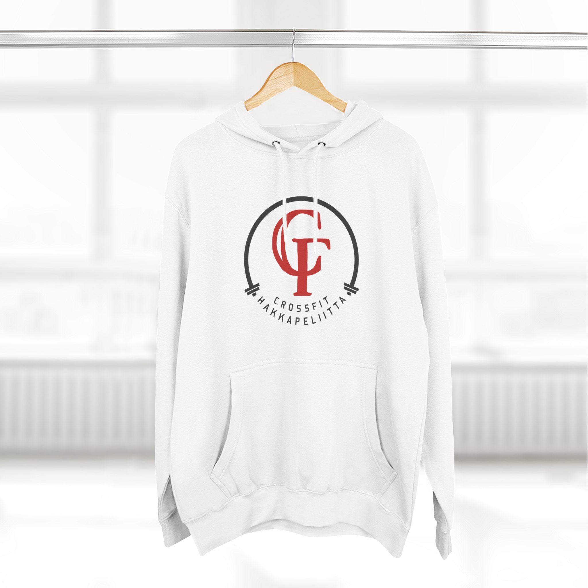 Classic Logo Three-Panel Fleece Hoodie (15 colors, 7 sizes)