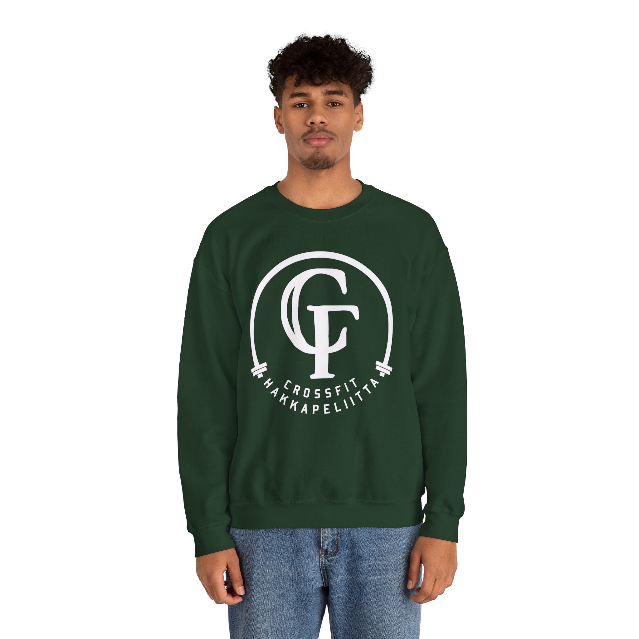 Classic Logo Unisex Pull-Over Crew Neck Heavy Blend Sweatshirt (10 colors, 5 sizes)