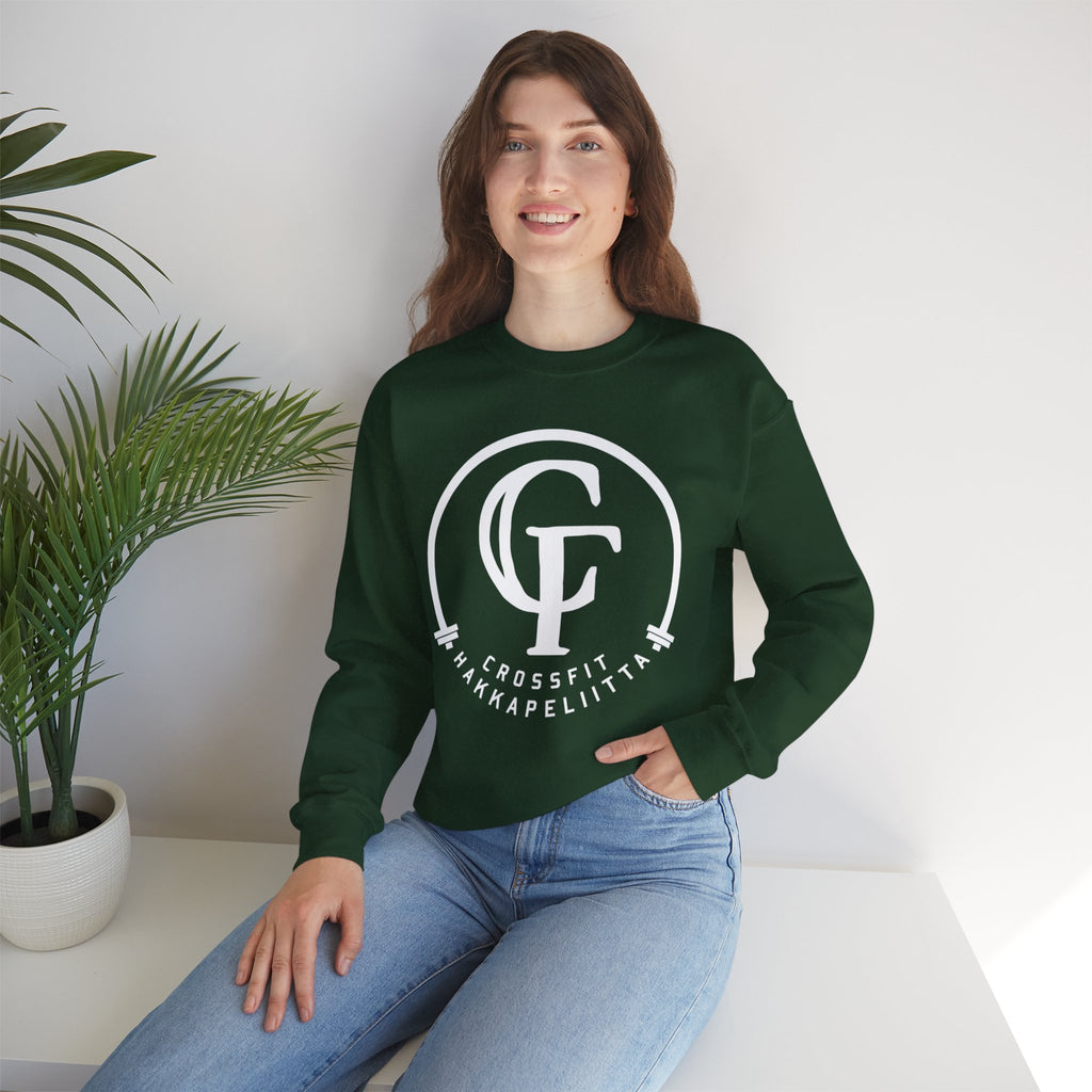 Classic Logo Unisex Pull-Over Crew Neck Heavy Blend Sweatshirt (10 colors, 5 sizes)