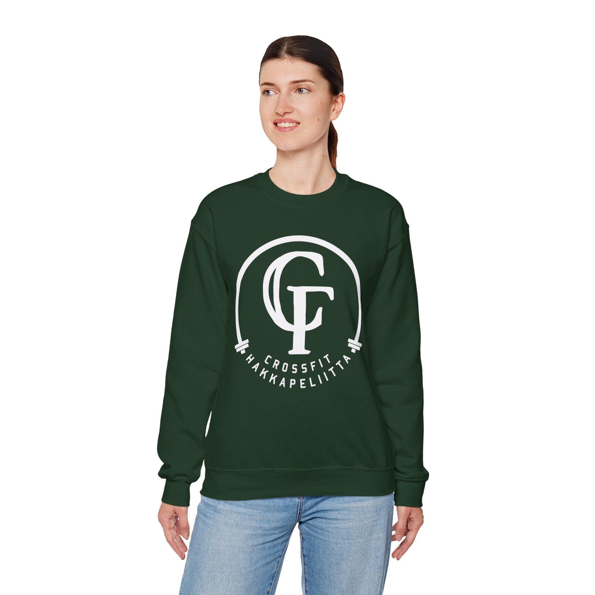Classic Logo Unisex Pull-Over Crew Neck Heavy Blend Sweatshirt (10 colors, 5 sizes)