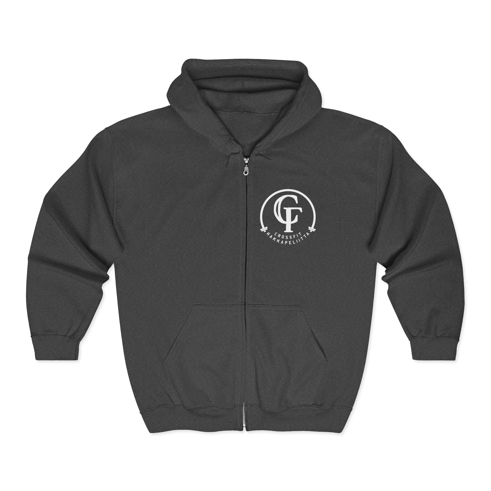 Classic Logo Stylish Unisex Zip-Up Hoodie (4 colors, 5 sizes)