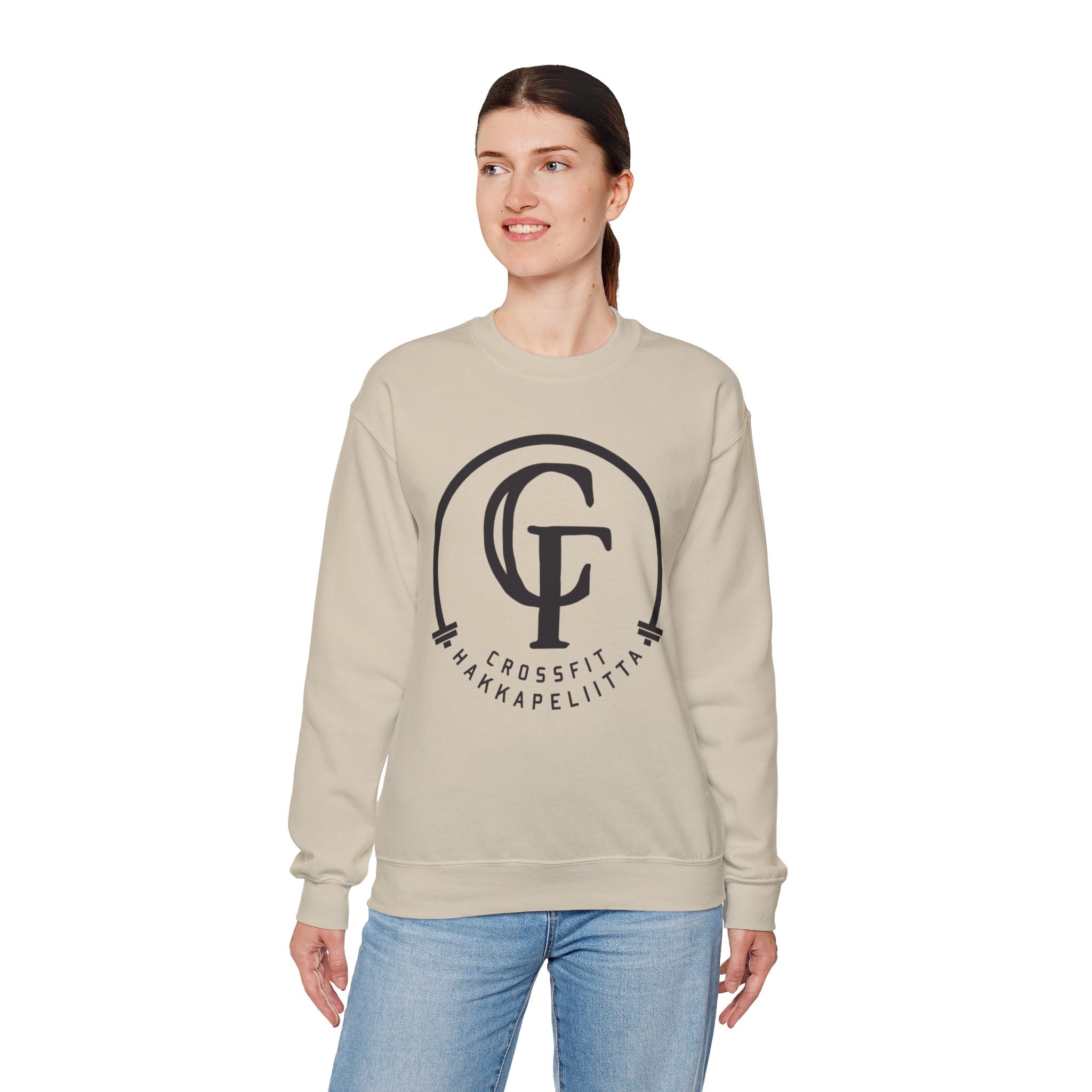Classic Logo Unisex Pull-Over Crew Neck Heavy Blend Sweatshirt (10 colors, 5 sizes)