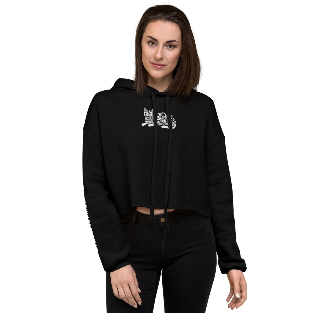 Sprinkles Bella + Canvas Crop Hoodie