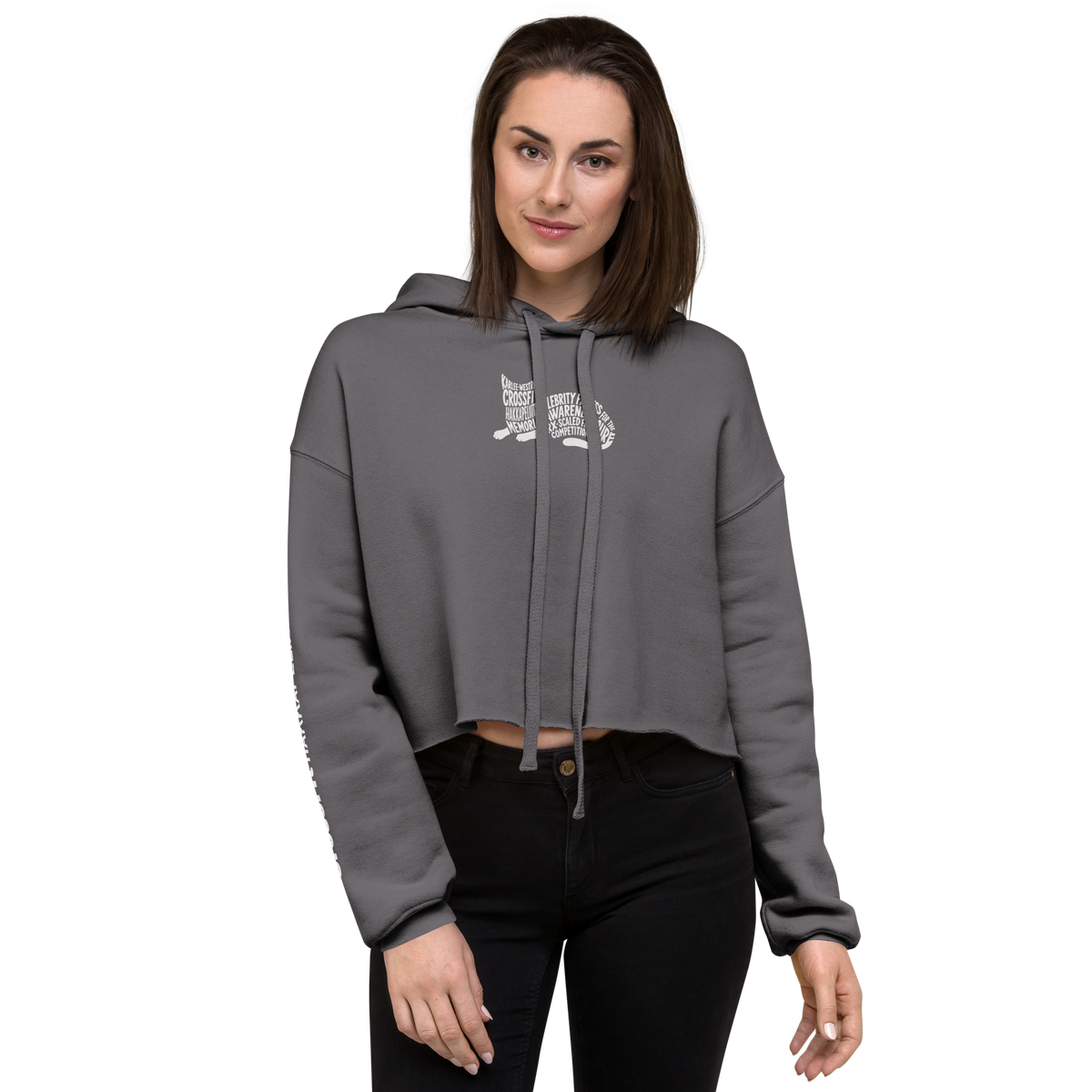 Sprinkles Bella + Canvas Crop Hoodie